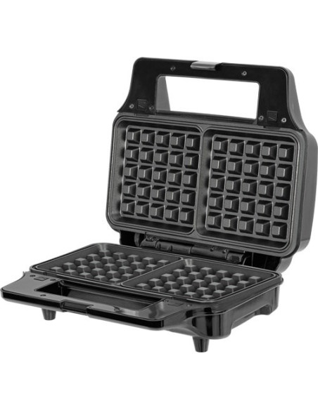 Opiekacz Wielofunkcyjny Mpm Mop-23M (900W Czarno-Srebrny)