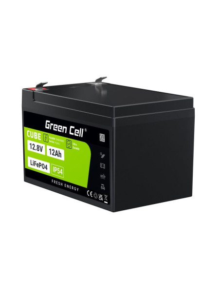Green Cell Akumulator Lifepo4 Cube 12Ah 12V/12.8V 153.6Wh Lfpgc12V12Ah
