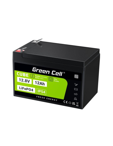 Green Cell Akumulator Lifepo4 Cube 12Ah 12V/12.8V 153.6Wh Lfpgc12V12Ah
