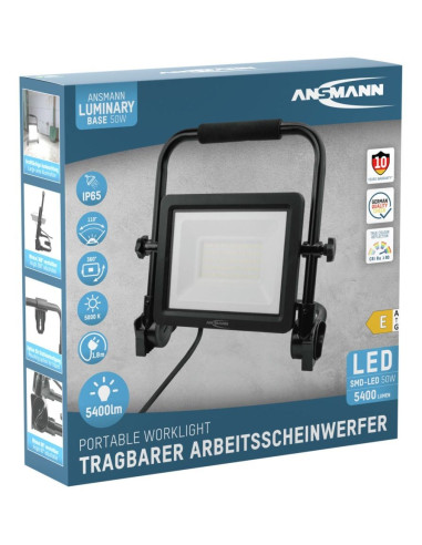 Lampa Przemysłowa Ansmann Fl50W-Ac Industrial Light Eec E (A - G) 50 W 5400 Lm Daylight White 1600-0627