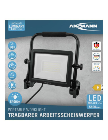 Lampa Przemysłowa Ansmann Fl50W-Ac Industrial Light Eec E (A - G) 50 W 5400 Lm Daylight White 1600-0627