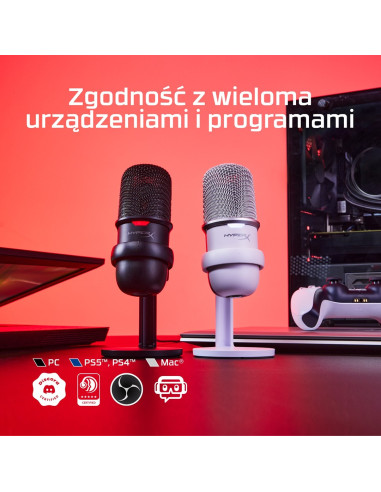Mikrofon Hyperx Solocast Biały (519T2Aa)