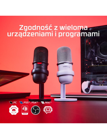 Mikrofon Hyperx Solocast Biały (519T2Aa)