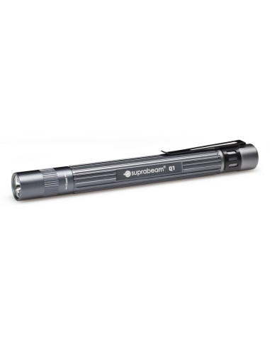 Latarka Monochromatyczna Led Suprabeam Q1 Zasilana Na Baterie Szara 14.2 Cm