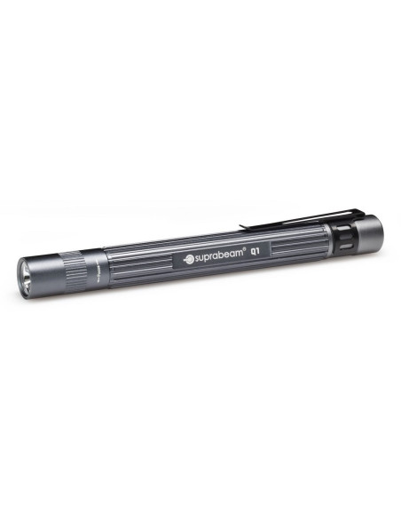 Latarka Monochromatyczna Led Suprabeam Q1 Zasilana Na Baterie Szara 14.2 Cm