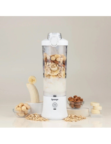 Blender Bezprzewodowy Sponge Biały