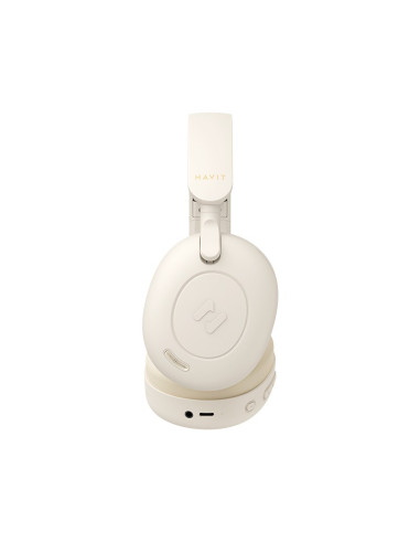 Słuchawki Bezprzewodowe Bluetooth  Havit H655Bt Beżowy