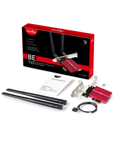 Karta Sieciowa Cudy We9300 Wifi 7 Be9400 Bt 5.4 Pci-E