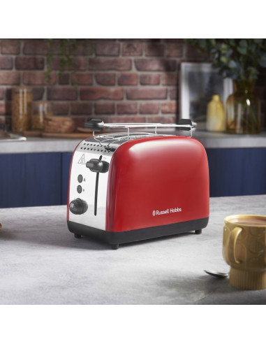 Russell Hobbs 26551-56 6 2 Kaw. 1600 W Czerwony, Srebrny