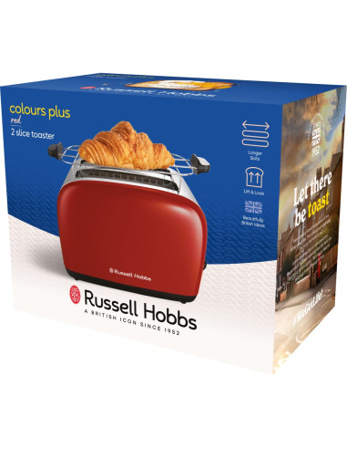 Russell Hobbs 26551-56 6 2 Kaw. 1600 W Czerwony, Srebrny