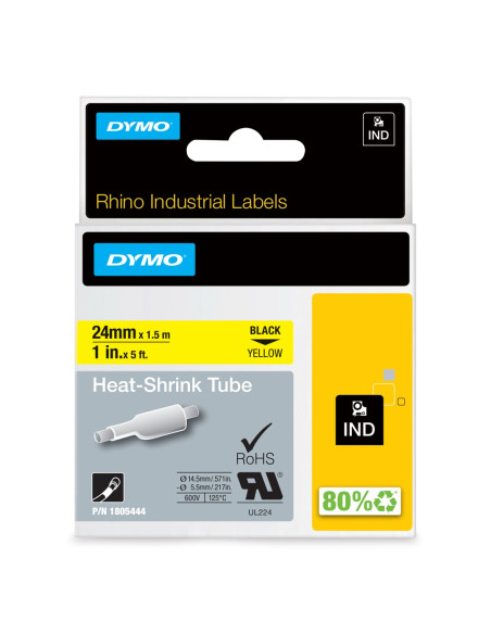 Dymo Przemysłowe Rurki Termokurczliwe - 24Mm X 1,5M