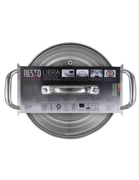 Resto Kitchenware Libra 3,6 L Okrągły Stal Nierdzewna