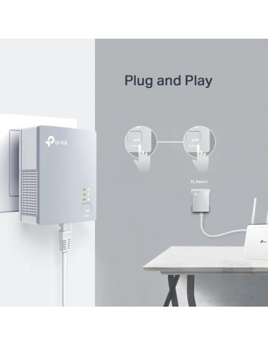 Tp-Link Pa411Kit 500 Mbit/S Przewodowa Sieć Lan Biały 2 Szt.