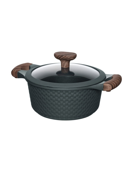 Resto Kitchenware Ran 2,4 L Okrągły Czarny, Drewno