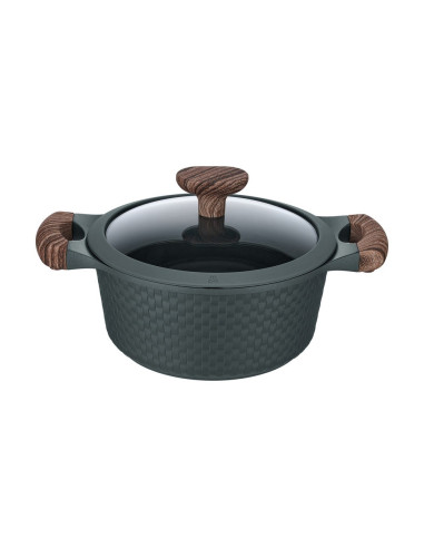 Resto Kitchenware Ran 2,4 L Okrągły Czarny, Drewno