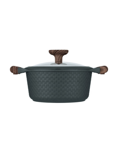 Resto Kitchenware Ran 2,4 L Okrągły Czarny, Drewno