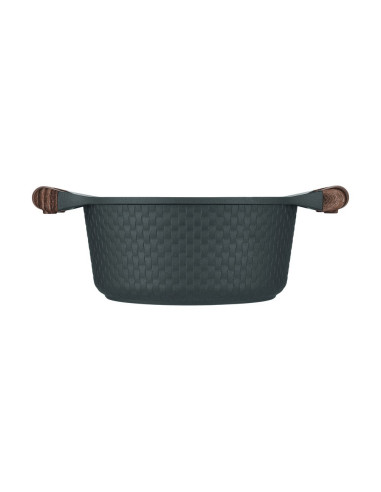 Resto Kitchenware Ran 2,4 L Okrągły Czarny, Drewno