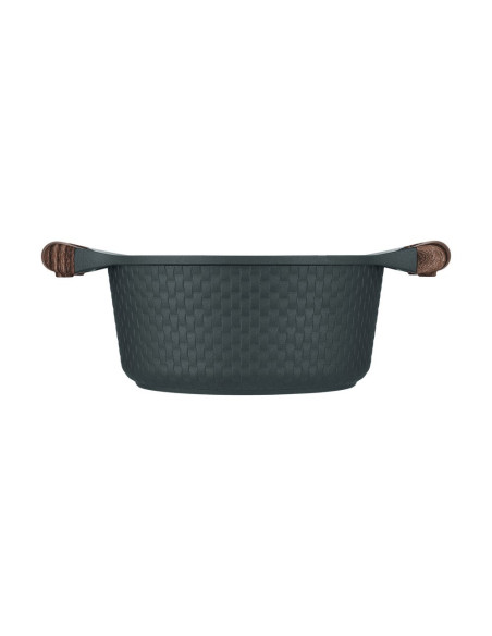 Resto Kitchenware Ran 2,4 L Okrągły Czarny, Drewno