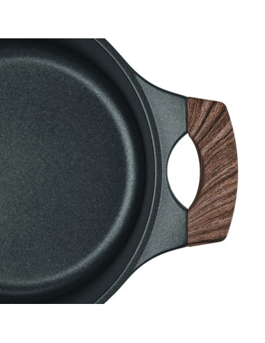 Resto Kitchenware Ran 2,4 L Okrągły Czarny, Drewno