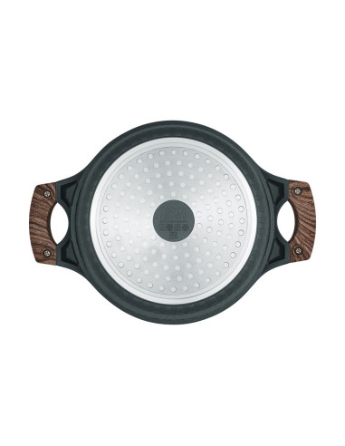 Resto Kitchenware Ran 2,4 L Okrągły Czarny, Drewno