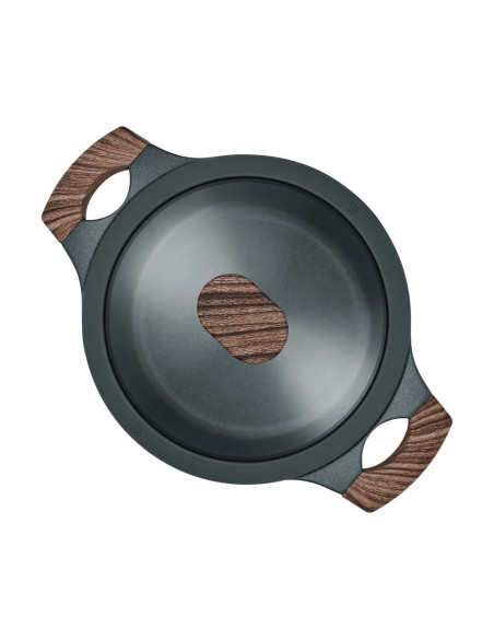 Resto Kitchenware Ran 2,4 L Okrągły Czarny, Drewno