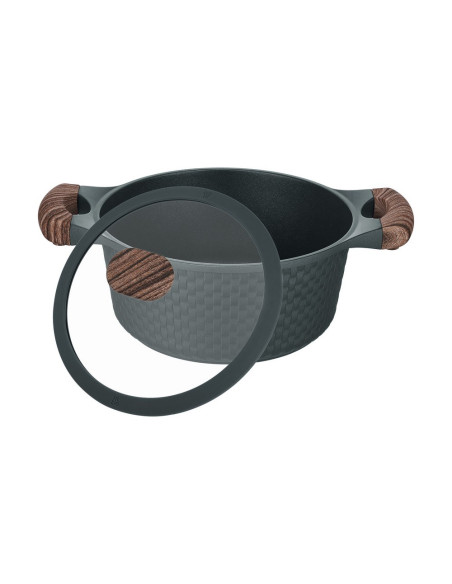 Resto Kitchenware Ran 2,4 L Okrągły Czarny, Drewno