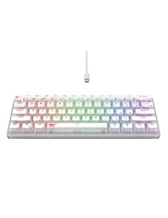 Klawiatura Gamingowa Havit Kb903L (Biel Transparentna) 2