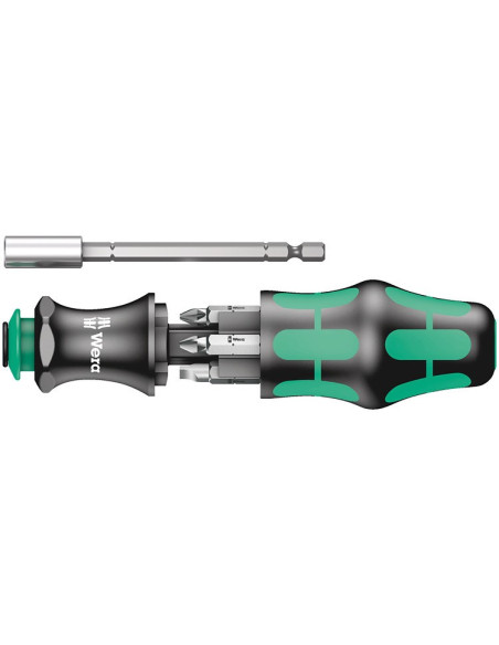 Rękojeść Do Bitów Wera 1/4" Z Magnesem + 6 Bitów