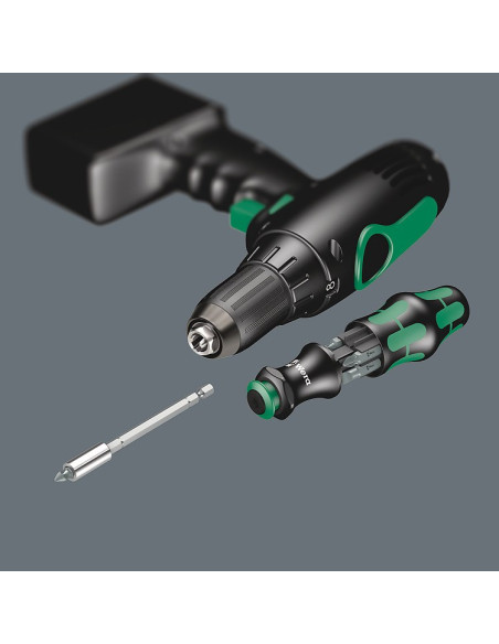 Rękojeść Do Bitów Wera 1/4" Z Magnesem + 6 Bitów