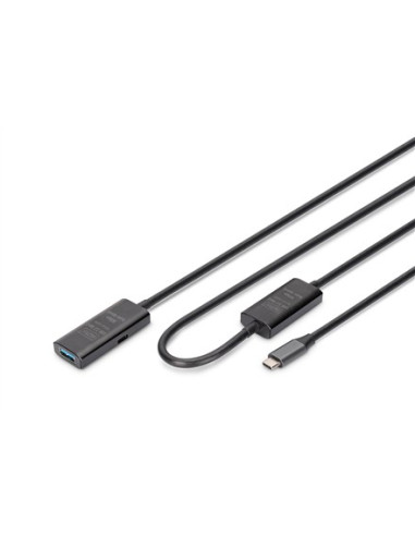 Digitus Aktywny Przedłużacz Usb 3.2 Gen1 5G, Usb-C - Usb-A, 10 M