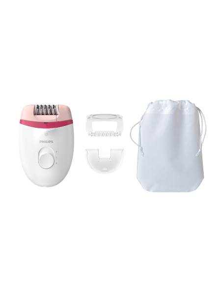 Depilator Z Dyskami Philips Satinelle Bre255/00 (Kolor Biały)
