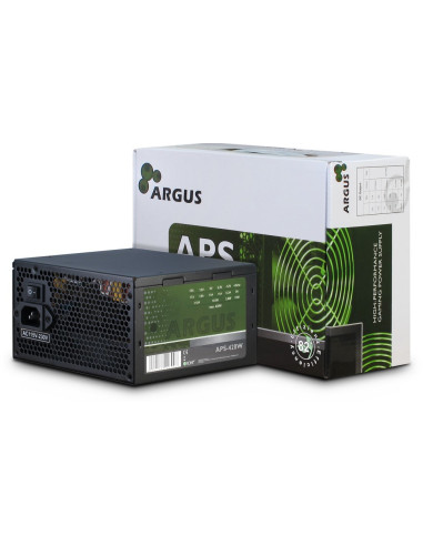Zasilacz Inter-Tech Argus Aps - 420 W - 115 - 230 V - 47 - 63 Hz - +12V1,+12V2,+3,3V,+5V,+5Vsb,-12V - Aktywny - 103 W