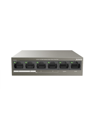 Tenda- Switch Poe 10/100 6 Portów/4 Porty Poe