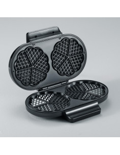 Severin Waflownica Podwójna, Kształ Gofrów Serca, Powłoka Antyadhezyjna, Stal, Moc 1200W Wa2106 2