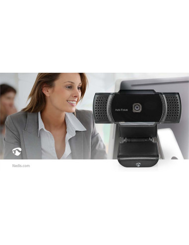 Nedis Wcam110Bk Kamera Internetowa 5 Mp 2592 X 1944 Px Usb 2.0 Czarny