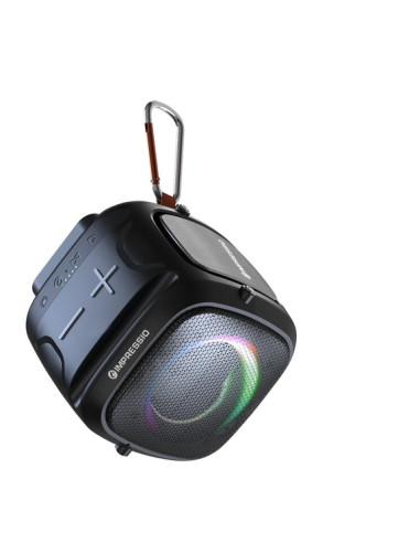 Głośnik C-Tech Impressio Qubis Mini, Sd, Usb, Bt, Aux-In, Fm Radio, Tws, Ipx6, Rgb