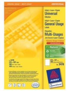 Avery Multi-Function Labels Biały