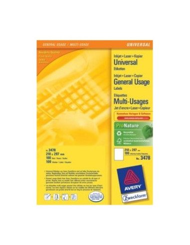 Avery Multi-Function Labels Biały