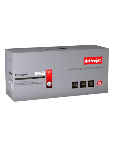 Activejet Toner Atb-2000N (Zamiennik Brother Tn-2000/Tn-2005  Supreme  2500 Stron  Czarny)