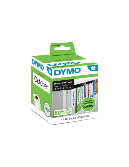 Dymo Lw - Duze Etykiety Laf Podwieszane Imiennych - 59 X 190 Mm - S0722480