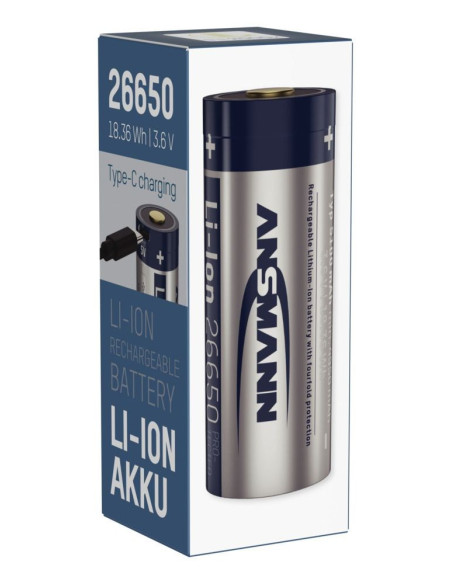 Ansmann 1307-0012 Bateria Do Użytku Domowego Bateria Do Ponownego Naładowania Litowo-Jonowa (Li-Ion)
