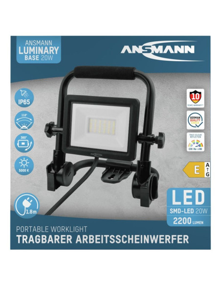 Ansmann Fl20W-Ac Czarny Led 20 W