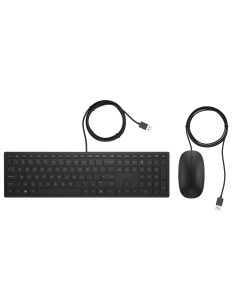 Zestaw Klawiatura + Mysz Hp Pavilion Wired Keyboard And Mouse 400 Combo Czarne 4Ce97Aa
