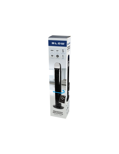 Blow Wentylator Kolumnowy 90W Lcd + Pilot