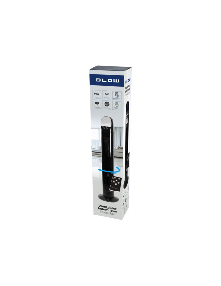 Blow Wentylator Kolumnowy 90W Lcd + Pilot