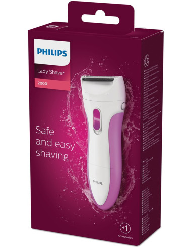 Philips Satinshave Essential Hp6341/00 Depilator 1 Głowic(E) Różowy, Biały