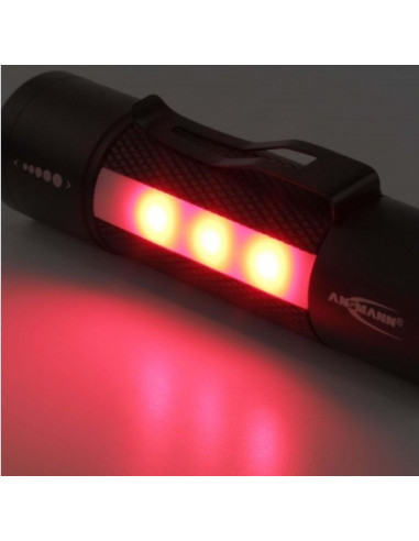 Ansmann 1600-0137 Latarka Czarny, Biały Latarka Ręczna Led