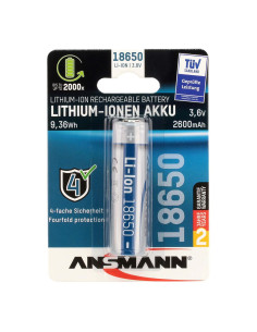 Ansmann 1307-0003 Bateria Do Użytku Domowego Bateria Do Ponownego Naładowania 18650 Litowo-Jonowa (Li-Ion) 2