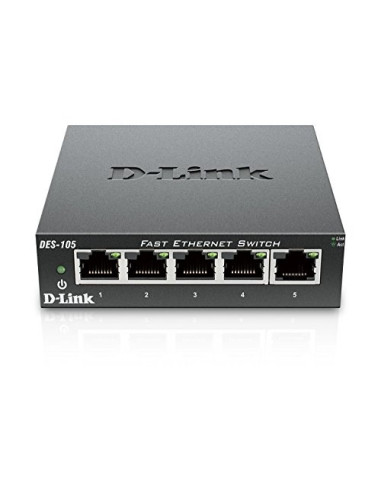 D-Link Des-105 Nie Zarządzany L2 Czarny
