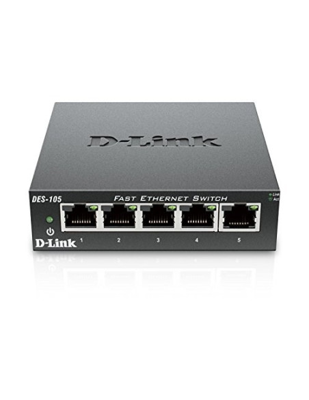 D-Link Des-105 Nie Zarządzany L2 Czarny